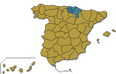 Mapa coloreado segn los resultados de la candidatura comparados con los resultados de 2008